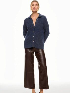 Central Park West Millie Oversized Sweater Polo Size Small MSRP $182